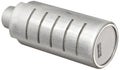 Parker ES37MC Aluminum Exhaust Silencer, 3/8" NPTF, 219 scfm Flow, 1.26" Diameter x 3.31" Length, 250 psi