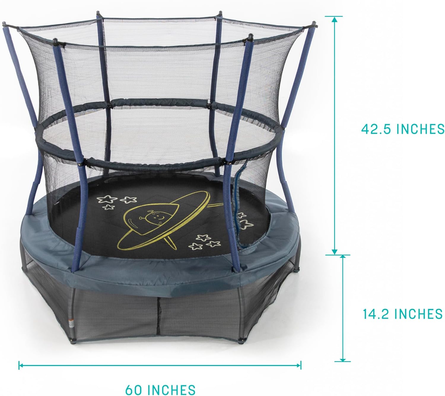 Mini Trampoline with Enclosure Net