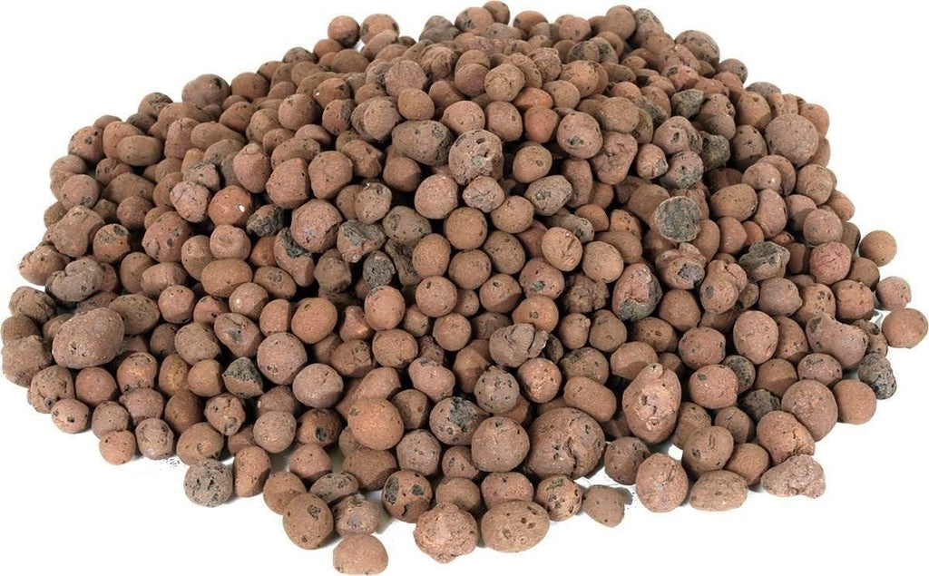 GROW!T GMC40l - 4mm-16mm Clay Pebbles, Brown, (40 Liter Bag) - Made from 100% Natural Clay, Can be used for Drainage