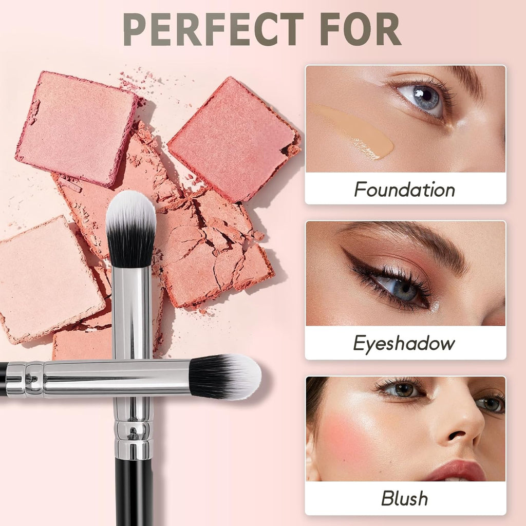 Makeup Brush Set, Premium Synthetic 14 Pcs Makeup Brushes, Travel Makeup Brush Set for Foundation, Concealer, Blush