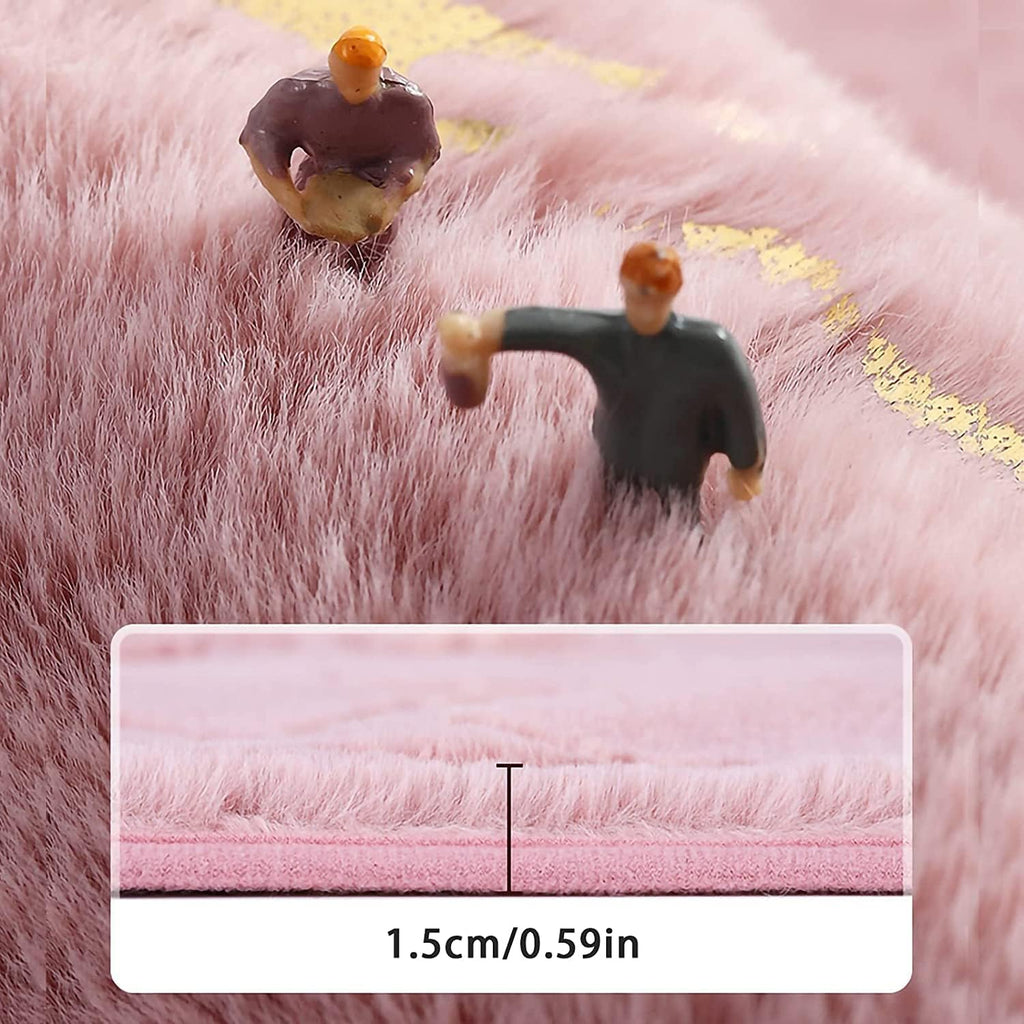 Marble Bathroom Rugs and Mats Set 3 Piece Nonslip Pink Bathroom Mats Soft Washable Bath Mat for Bathroom Floor Mats