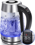 Electric Kettle with Temperature Control and Tea Infuser | 1500W, 1.7L Hot Water Kettle with Variable Temperature