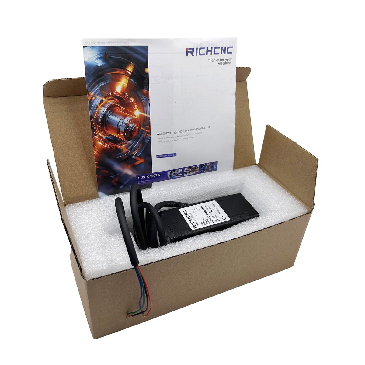 RICHCNC Nema 23 High Torque CNC Stepper Motor 353oz.in/2.5Nm Bipolar 4.0A CNC Mill Lathe Router 57x57x100m