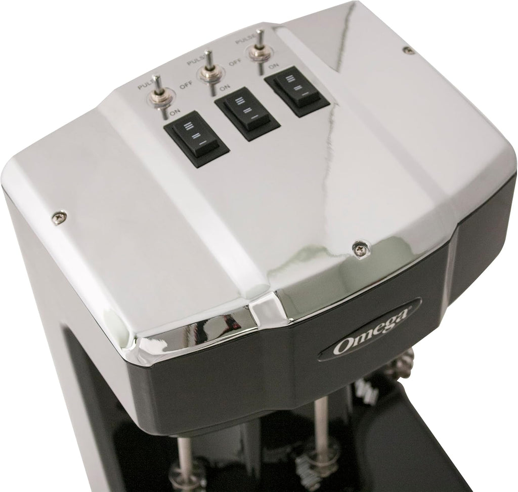 M3000 Commercial Milkshake Maker Triple Spindle, 1/3 Horsepower, Black
