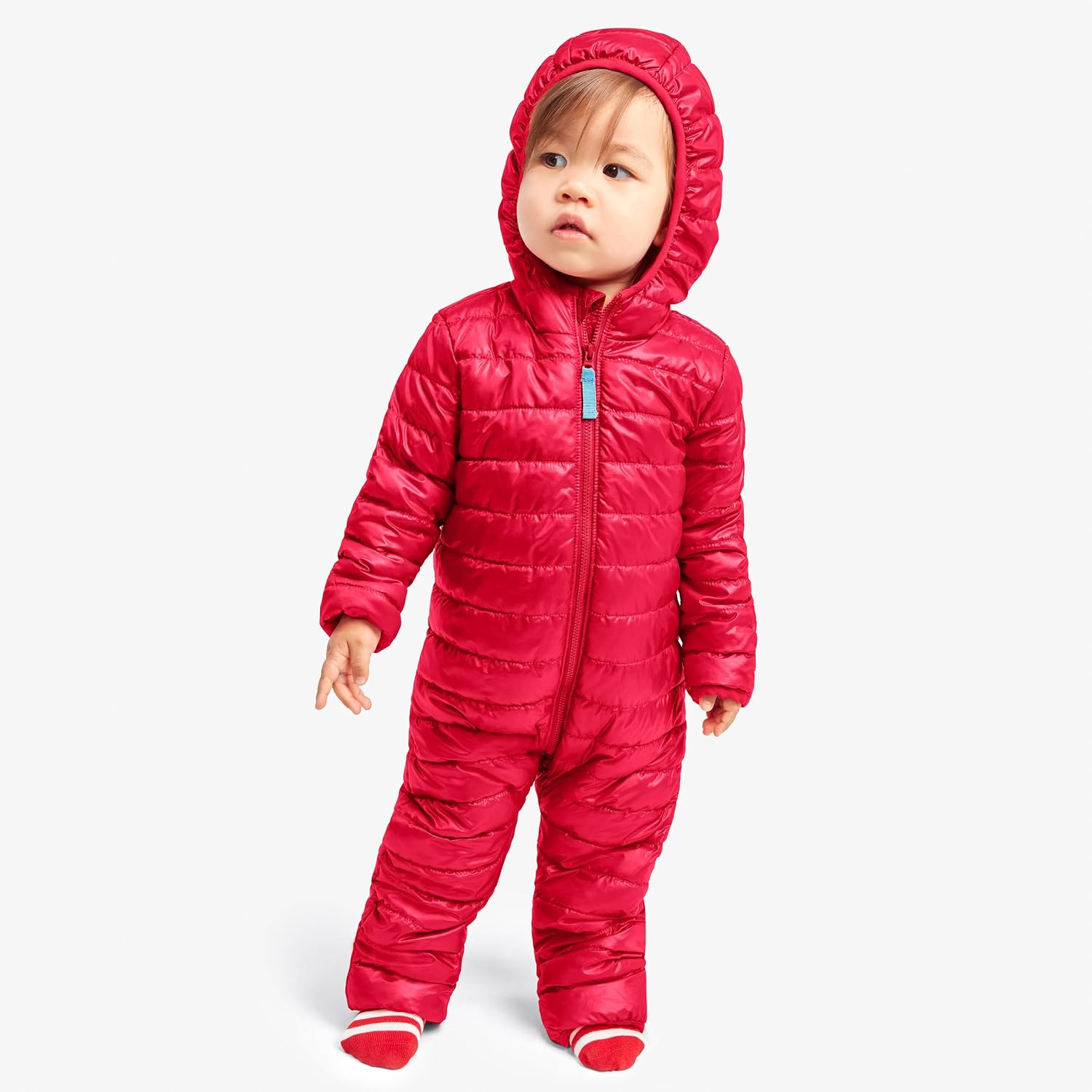 Baby Puffer Bunting Suit, Water-Repellent, Windproof, Recycled, Fleece | Made with recycled materials
