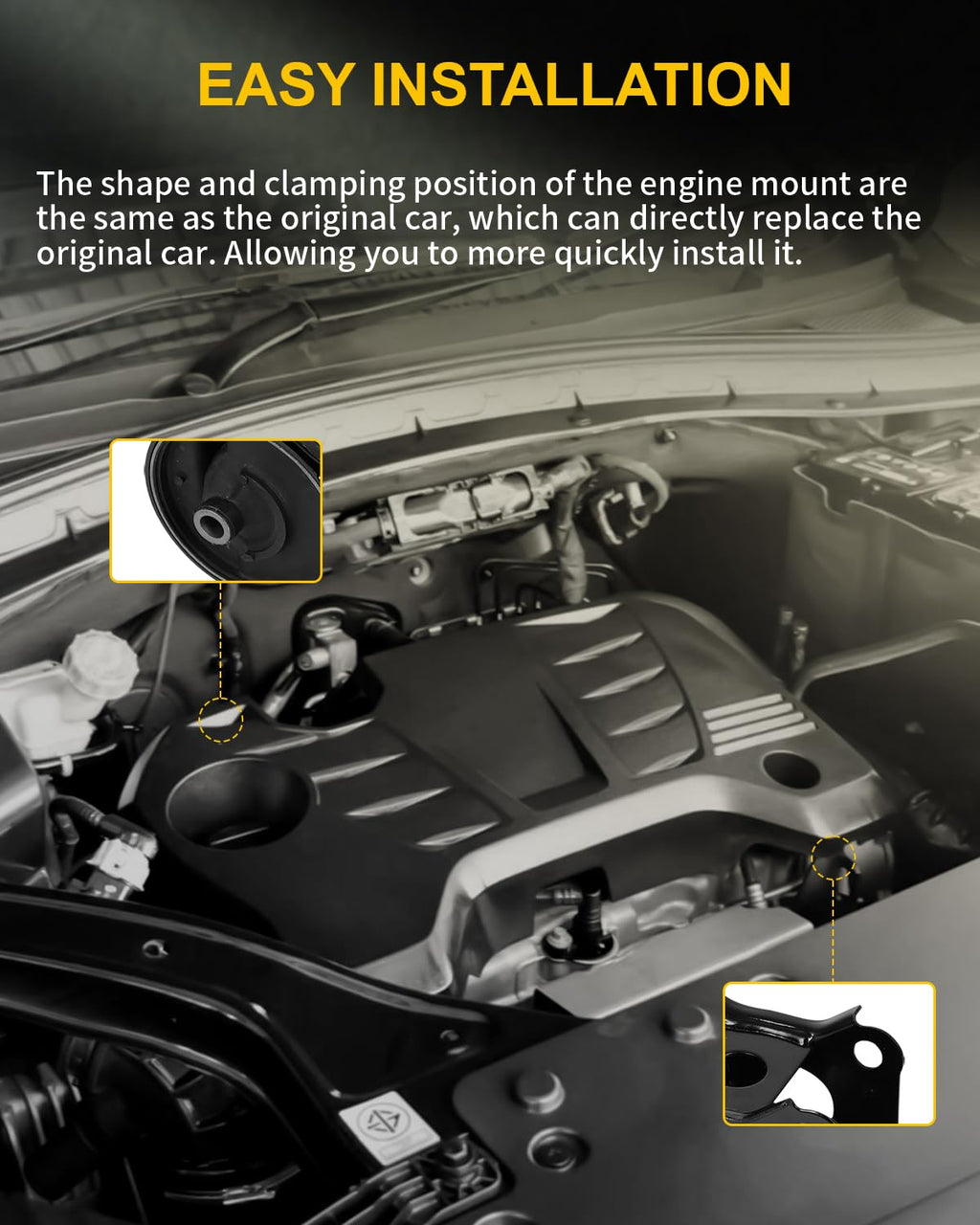 OCPTY Engine Motor Mount for 2004-2009 for Quest 3.5L Auto
