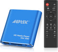 HDMI Media Player, Blue Mini 1080p Full-HD Ultra HDMI MP4 Player | for -MKV/RM/ MP4 / AVI etc- HDD USB Flash