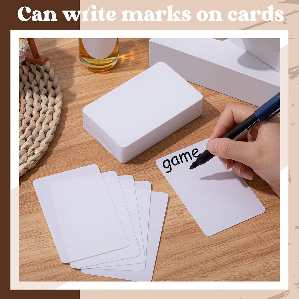 100 Pieces Tall Trading Card Dividers Plastic,White | Separator for TCG Sports Games Baseball, Organize Collection by