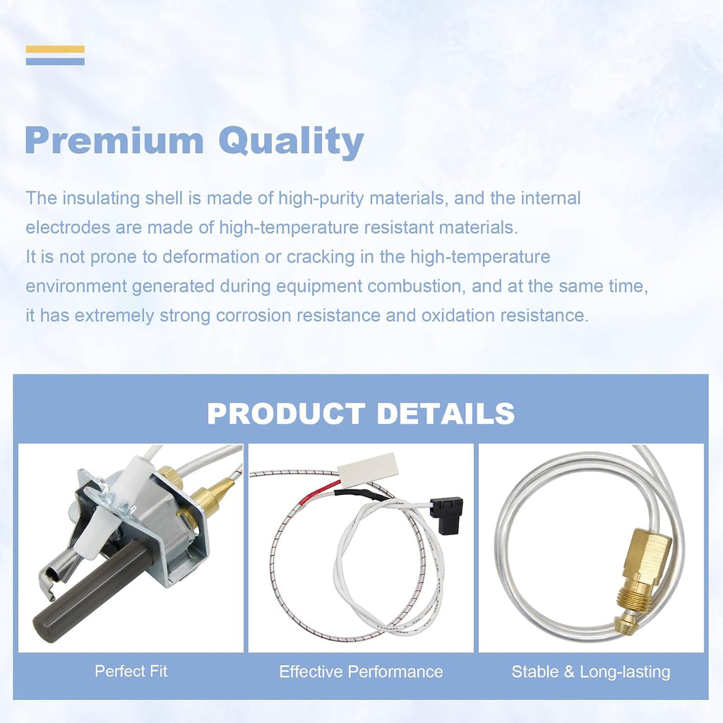 233-47845-05 Water Heater Pilot Assembly Compatible with Bradford White, Replaces 415-47845-05, 233-47845-02A, 233-47845-03