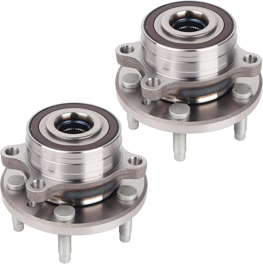 PAROD 2pcs 512460 Front/Rear Wheel Hub and Bearing Assembly Compatible with 2011-2018 Ford Explorer, 2013-2019 Ford Police Interceptor Utility 5 Lugs Non-ABS