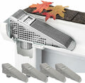 Wedge Downspout Gutter Guard for 5” Gutters – Prevents Clogs at Downspout, Leaf & Debris Blocker Insert, Connectable