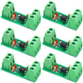 6pcs 1 Channel PC817 Optocoupler Isolation Module 24V Signal Isolation Board Optoelectronic Isolator Anti-Interference Converter