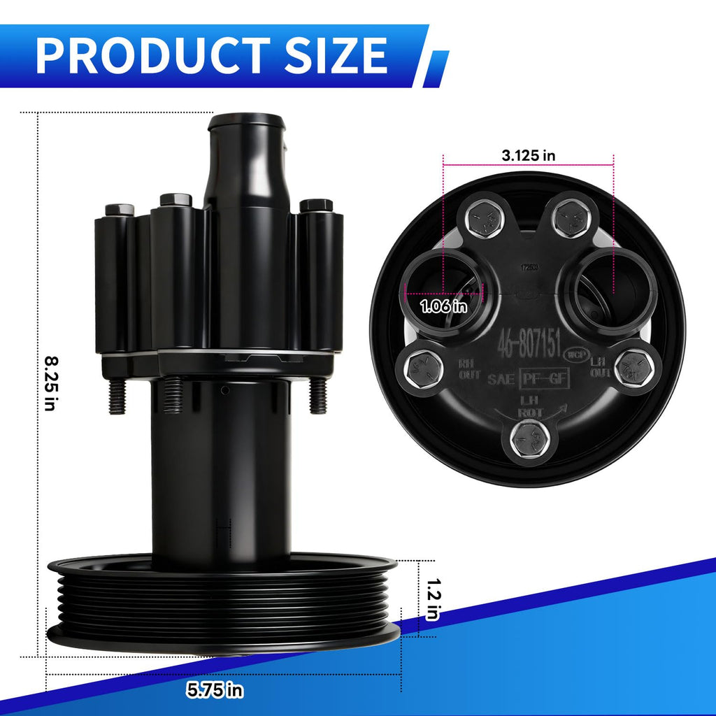 46‑807151A9 Sea Water Impeller Pump For Mercruiser BRAVO