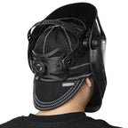 Reversible 8-Panel Welding Cap, Black, Size 7-1/4
