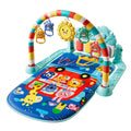 Baby Gyms Play Mats, Play Piano Gym Mat, Activity Mat for Tummy Time with 5 Infant Learning Sensory, Music and Lights