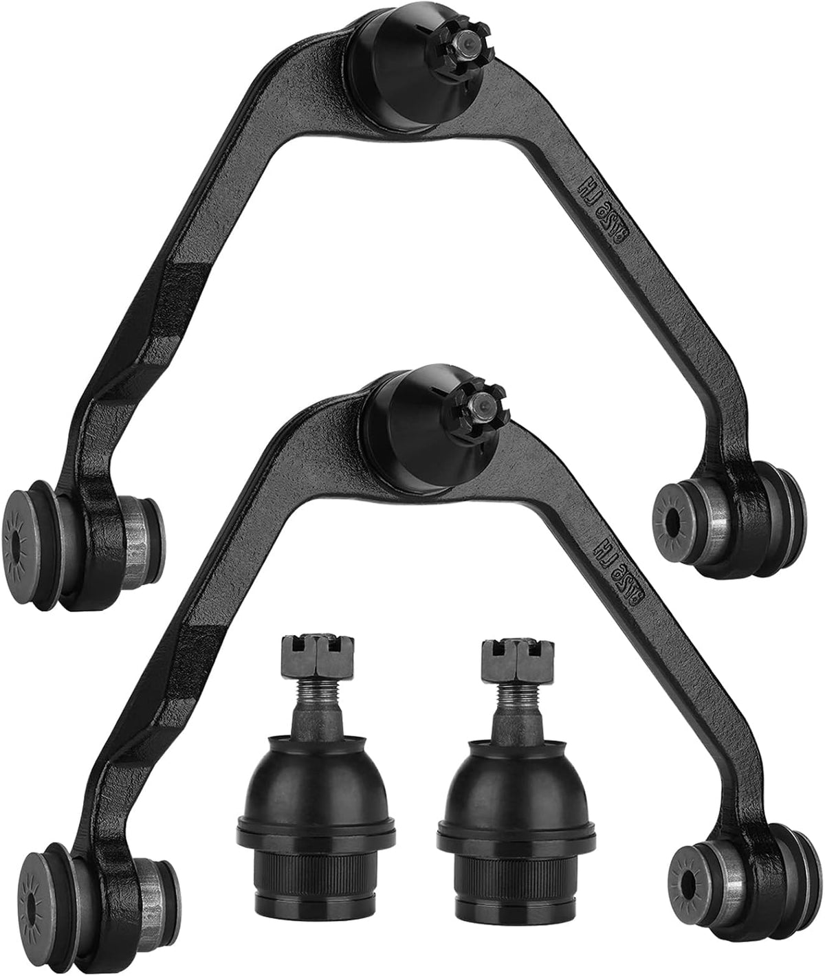 2WD Front Upper Control Arm with Ball Joint Assembly for Ford F-150 1997-2003 Expedition F-250 97-99 for Lincoln Blackwood Navigator 1998-2002 K8726 K8728T Driver & Passenger Side Suspension Kit 4pcs