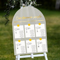 Wedding Seating Chart Board Display for Wedding Reception