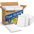Bubble Mailers True 10.5x15" Usable Size Padded Envelopes 100 Pack