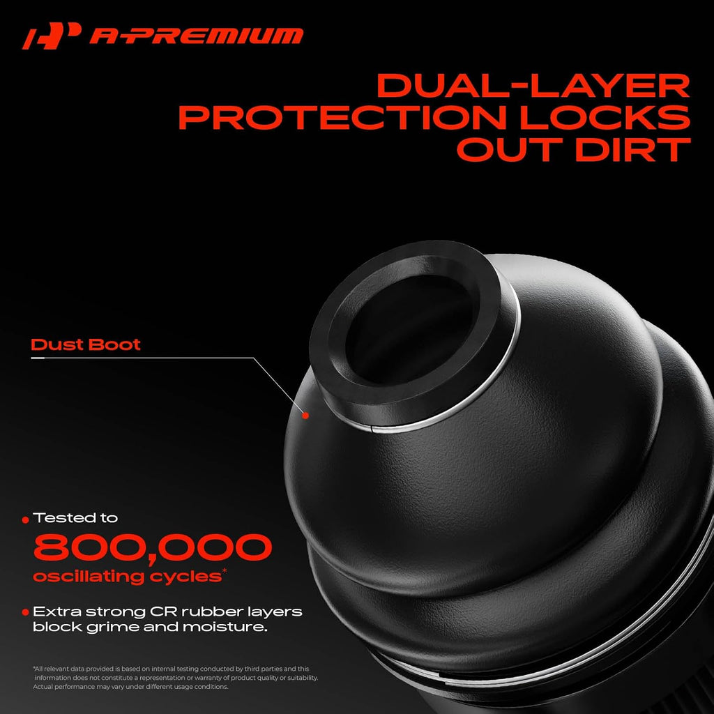 A-Premium Front Outer Tie Rod End, Compatible with Dodge