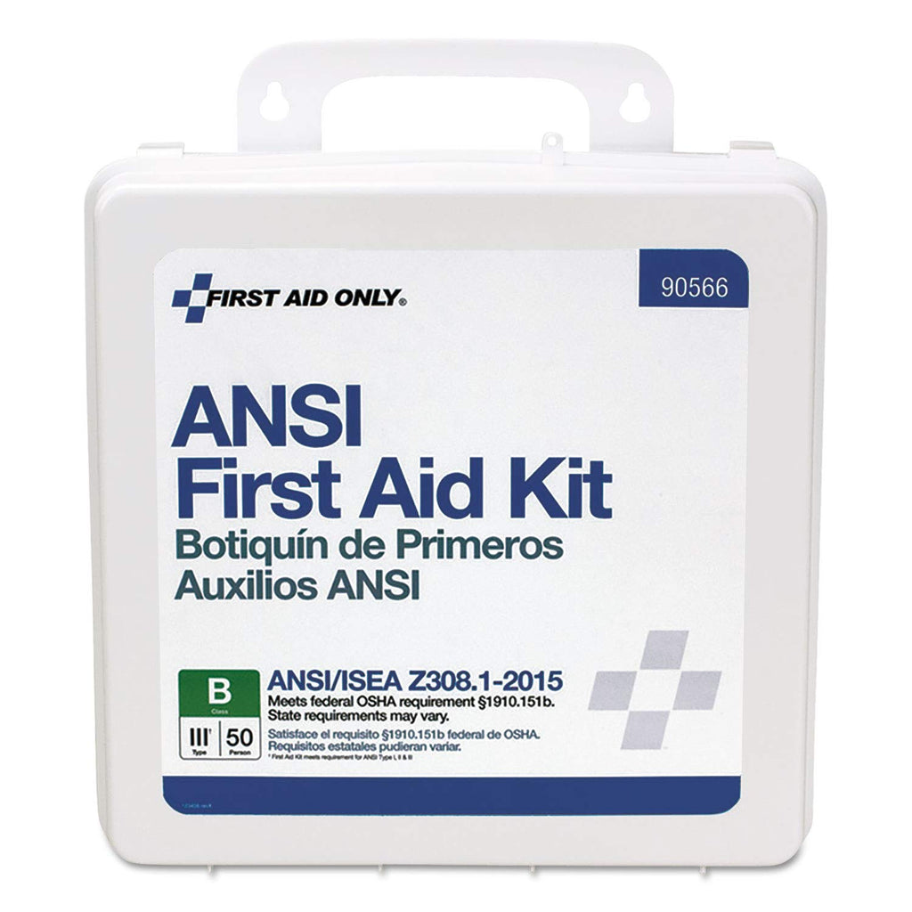 50-Person ANSI Class B First Aid Kit for Workplaces