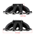 JGhyperX 28095 LS Cathedral Port EFI Intake Manifold for GM LS Black