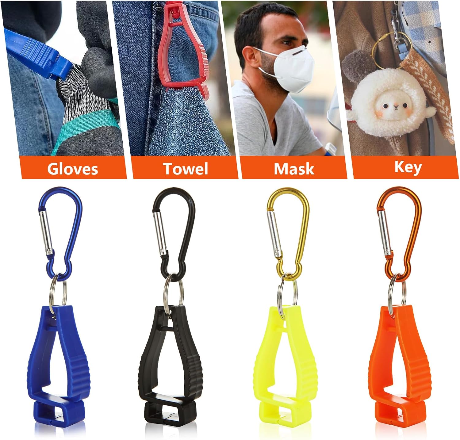 Glove Clips for Work Glove Holders, Glove Holder Clip Gloves Clip for Construction
