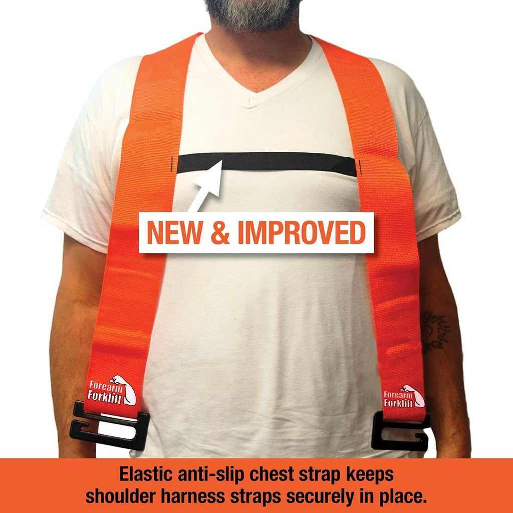 Shoulder Harness - PRO Model - Center Straps are 8" Longer + 1 More Loop Per End for 16" More Adjustability Vs Orig