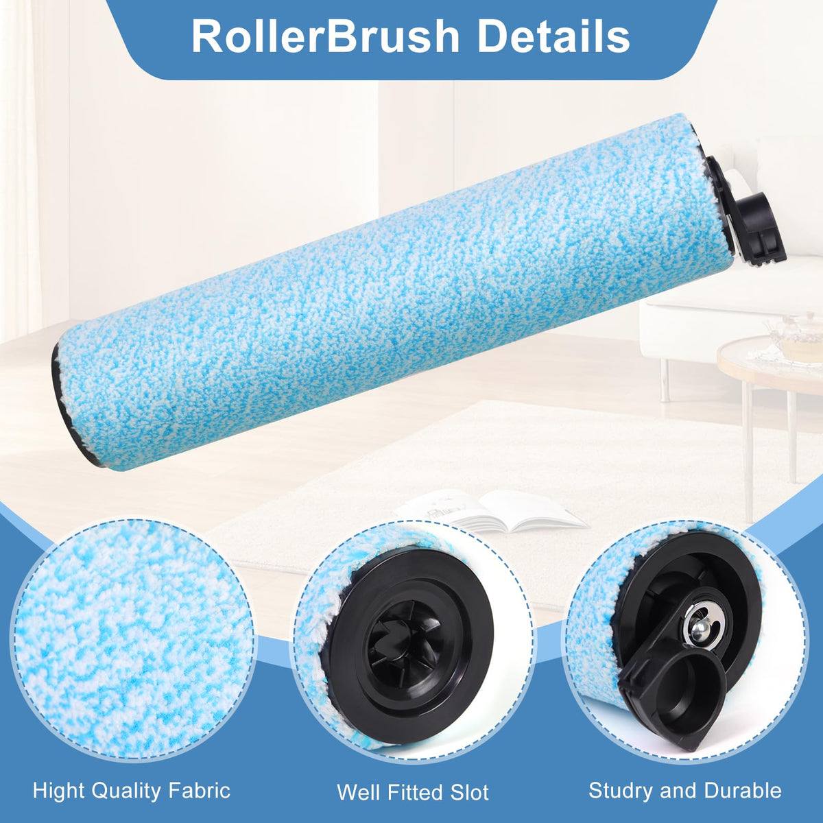 WD161 Replacement HEPA Filter and Brush Roller Set for Shark AW261
