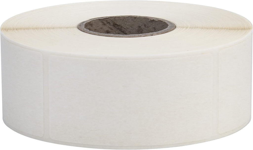 Blank White 1 x 2 Inch Food Rotation Dissolvable Labels 1500 Labels