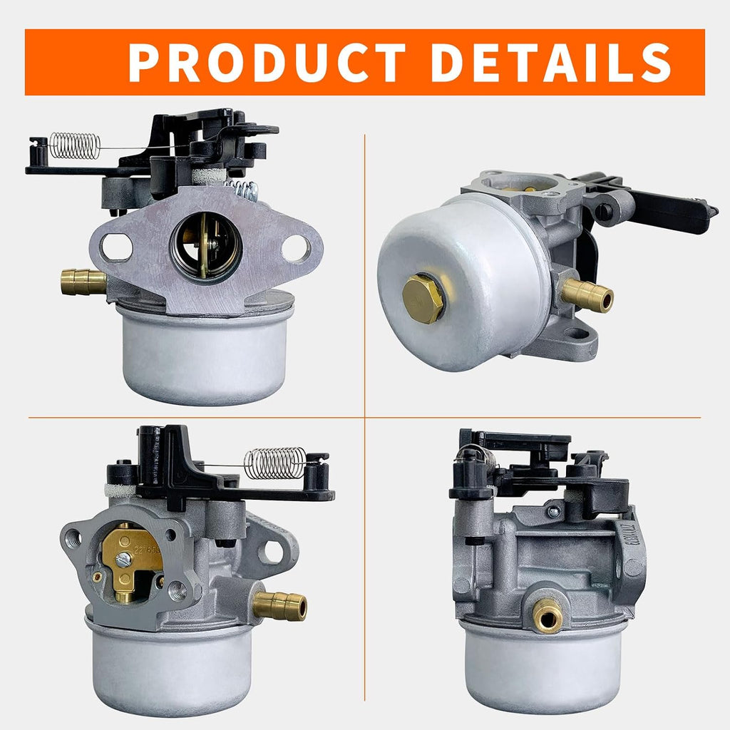 Ruixing OEM 591137 Carburetor for Briggs and Stratton 593599 590948 595390 8.75 Hp 875 series 190cc Engine Troy-Bilt 020568 020676 8.5 850ex 875EX 875exi 775ex 2700PSI 2800PSI 3000PSI Pressure Washer