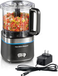Powerful Cordless Mini Food Processor & Vegetable Chopper | 4 Cup Capacity | Fast Recharging, Includes Power Adapter