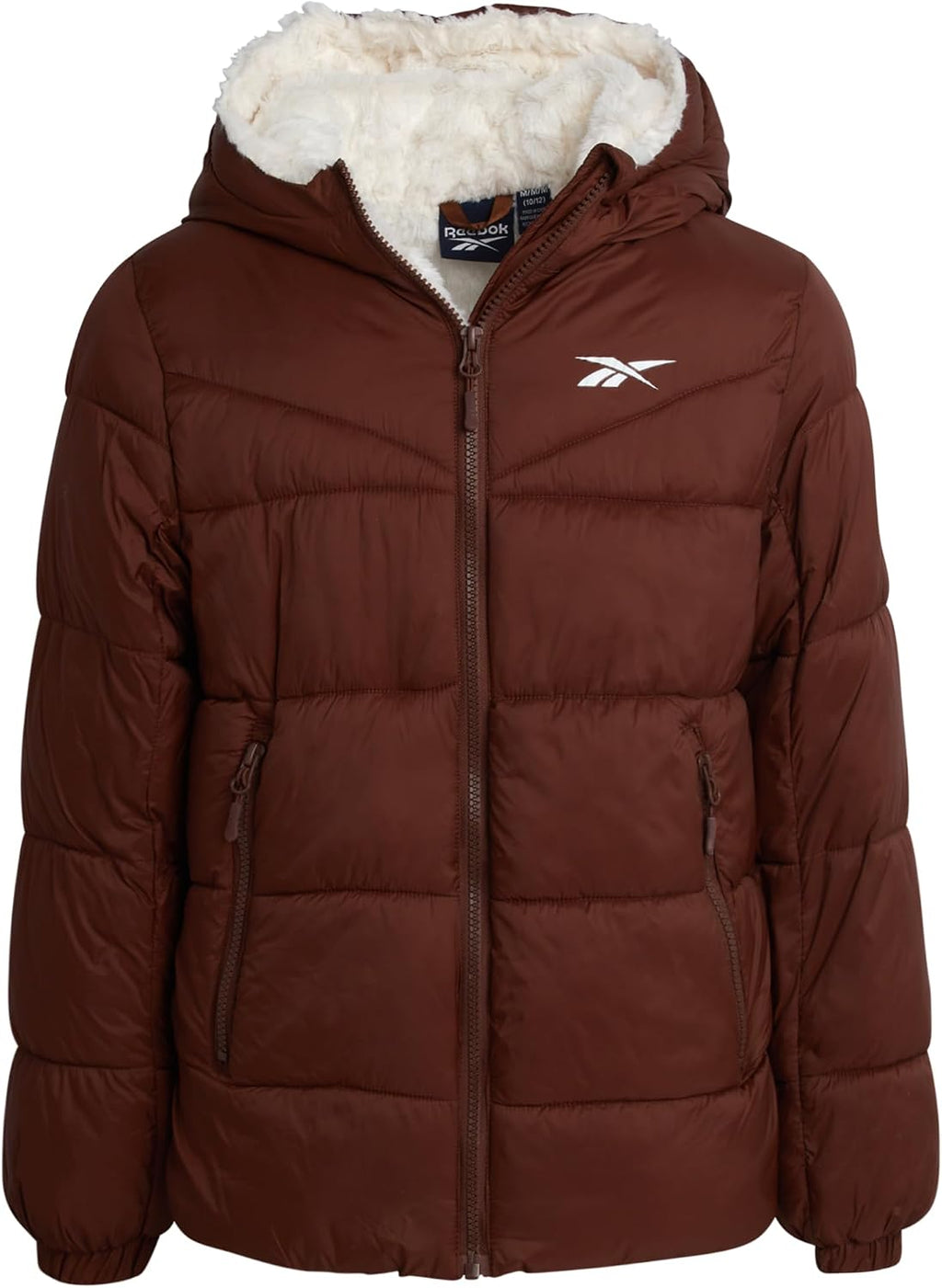 Girls Heavyweight Quilted Puffer Parka Coat with Sherpa Lining | Plush Faux-Fur Hood, Deep Hand Pockets