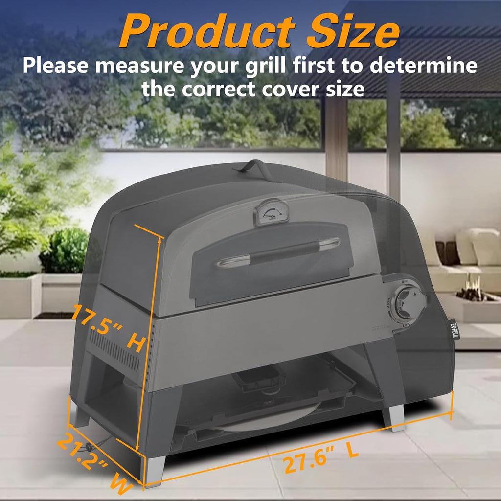 Pizza Oven Grill Cover Outdoor Waterproof 420D Pizza Oven Cover Compatible with Cuisinart CGG-403 3-in-1 Grill