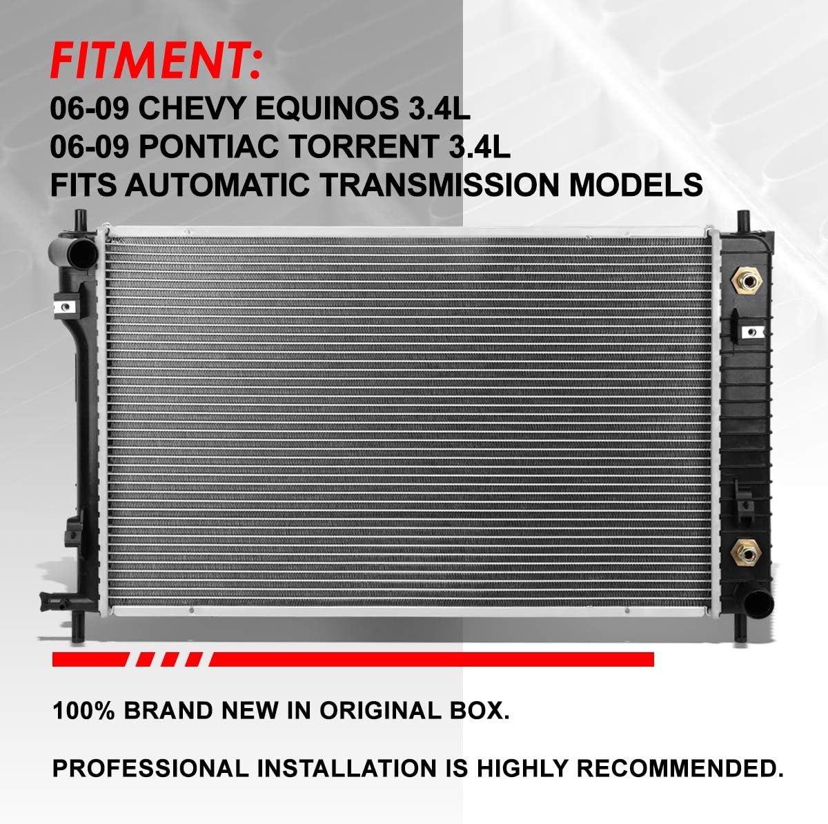 Auto Dynasty 2879 Radiator for 06-09 Chevy Equinox Pontiac Torrent 3.4L AT