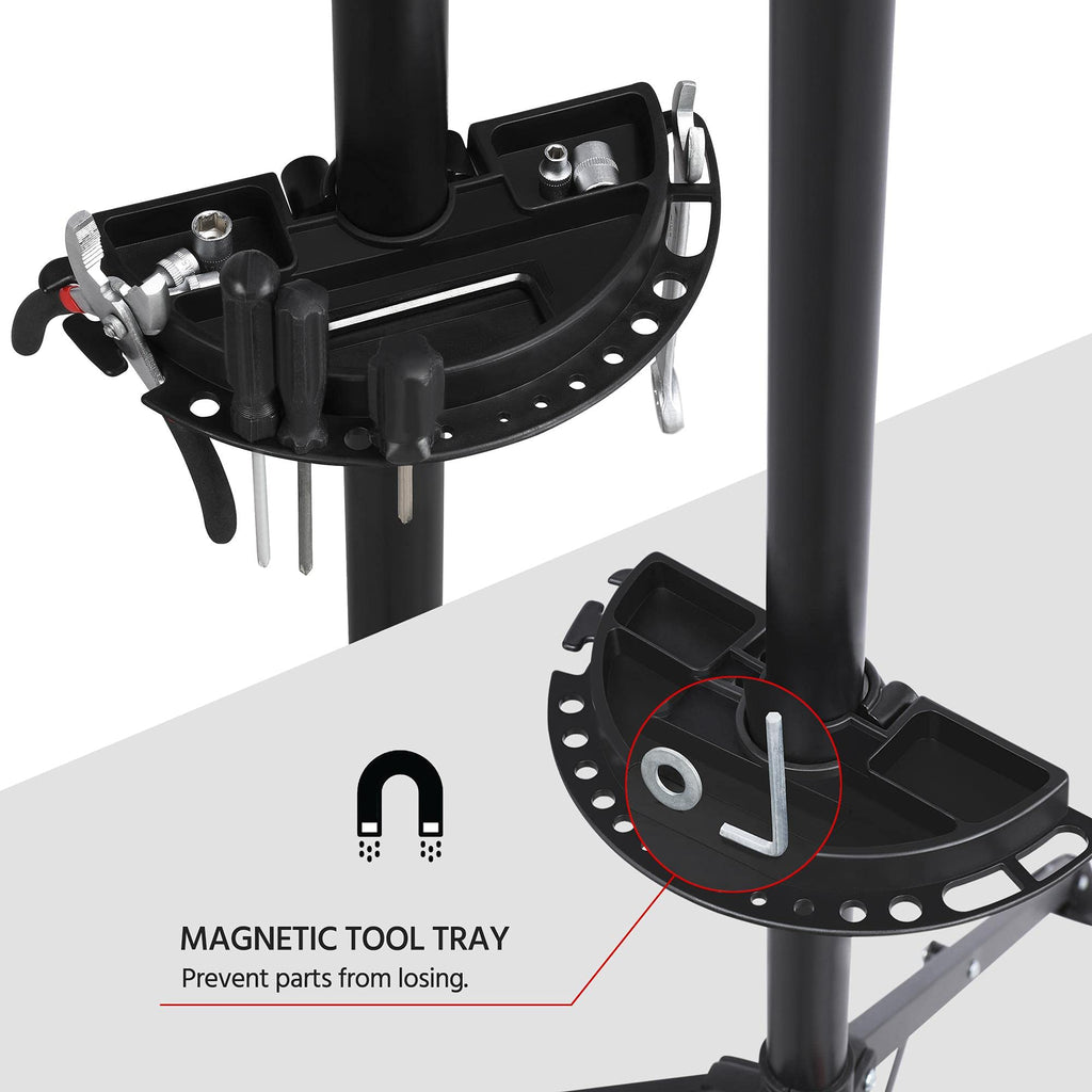Portable Bike Repair Stand Height Adjustable Foldable Rack