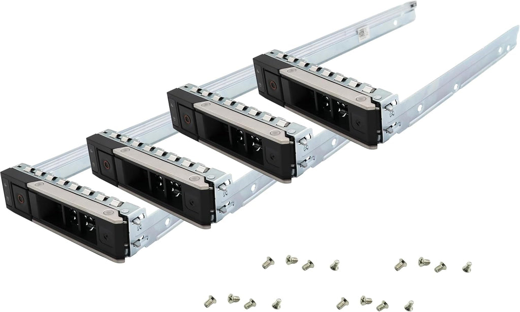 BestParts 2/4-Pack 3.5” Hard Drive Tray HDD SSD Caddy Compatible with Dell PowerEdge G14 G15 G16 Server R760 R6515 R660 R6615 R750 R7515 R650 R550 R450 R350 R740 R740xd R640 R540 R440 T560 T550 (4)
