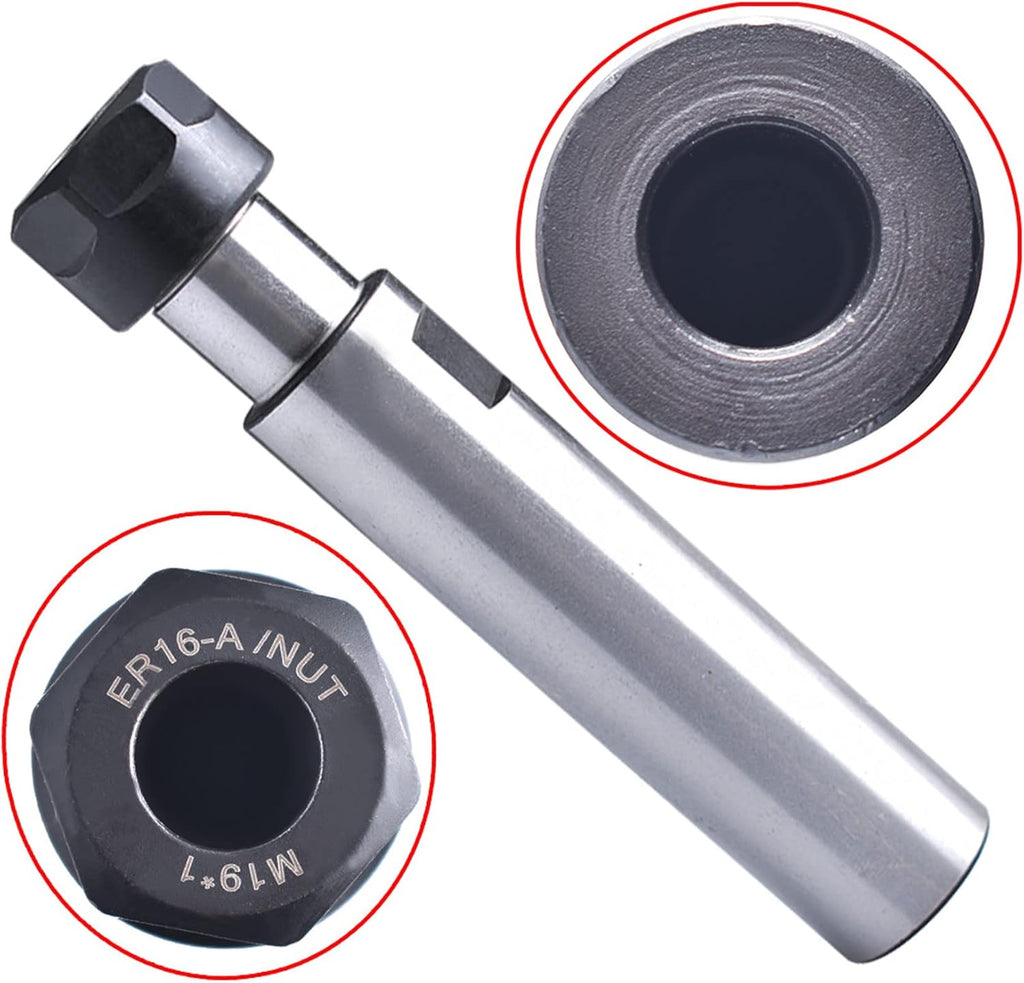 Compatible with ER16A 100L C1 Straight Shank Tool Holder Collet Chuck for CNC Lathe Milling A Type ER16 Extension Rod Suitable for Deep Hole Processing