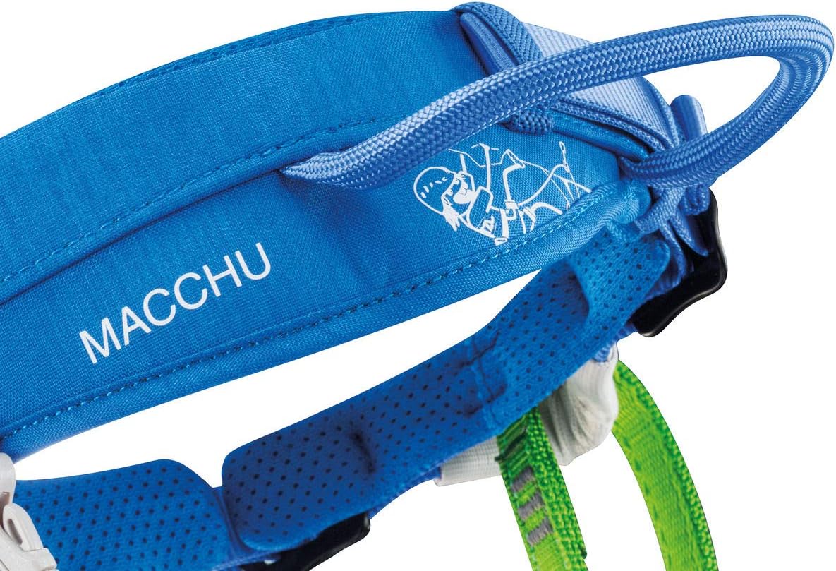 PETZL MACCHU Kids' Rock Climbing Harness | Adjustable Seat Harness for Children Less Than 40kg / 88 lbs
