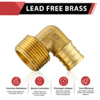 20-PACK EFIELD Pex 3/4"x1/2"Male NPT Threaded Elbow(PEX1807100-20)