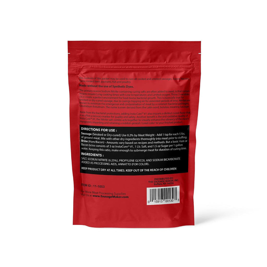 Insta Cure #1 No Red Dye Curing Salt, 8 oz
