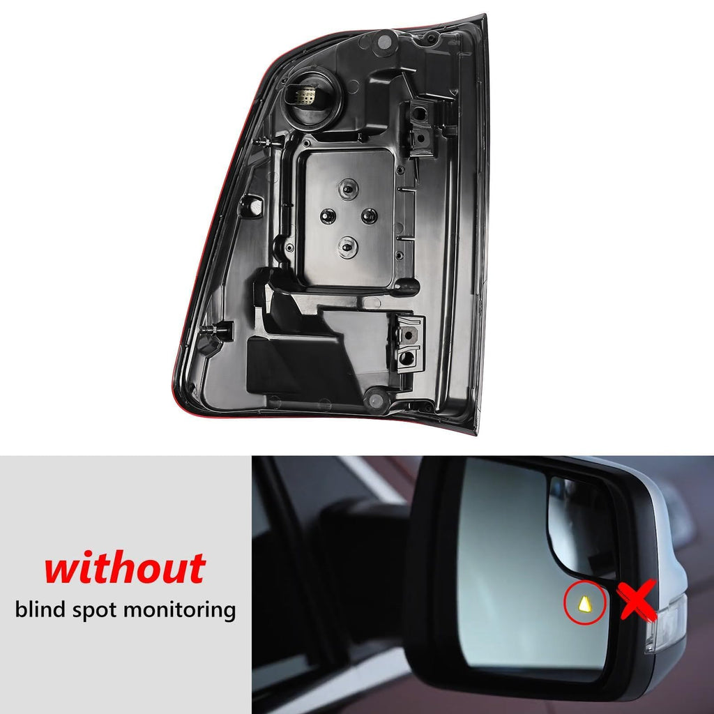 Tail Light Assembly Without Blind Spot For Dodge Ram 1500 2019-2024