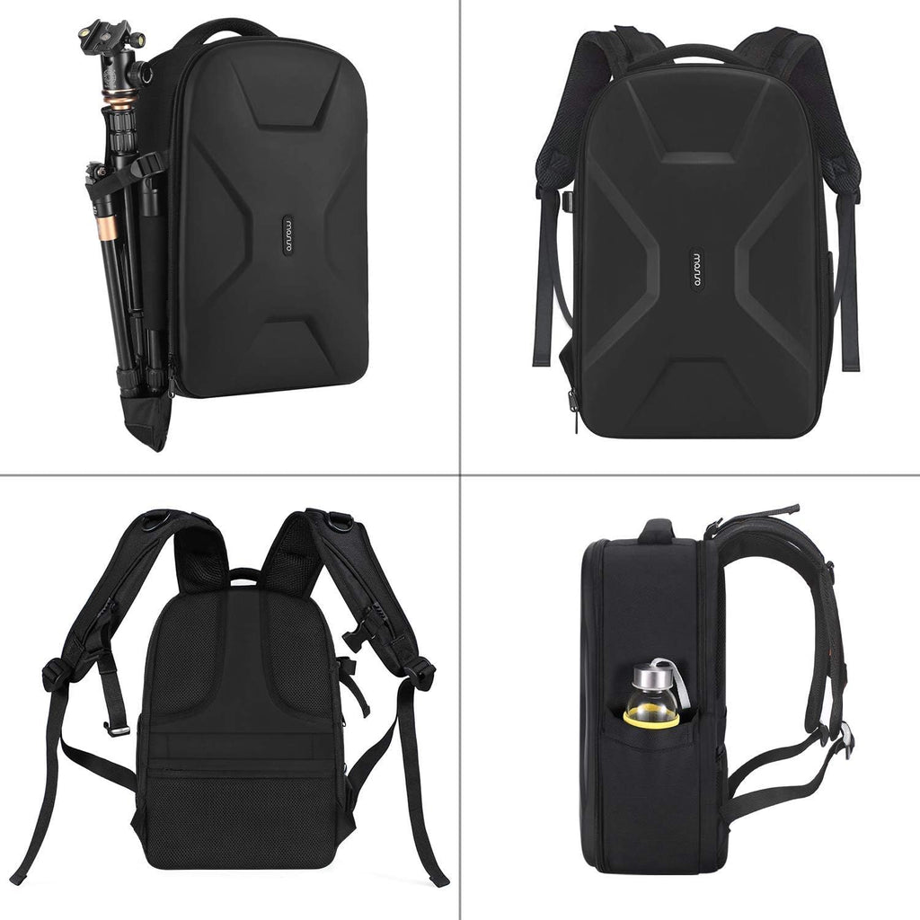 Camera Backpack, DSLR/SLR/Mirrorless Photography Camera Bag | 15-16 inch Waterproof Hardshell Case with Tripod