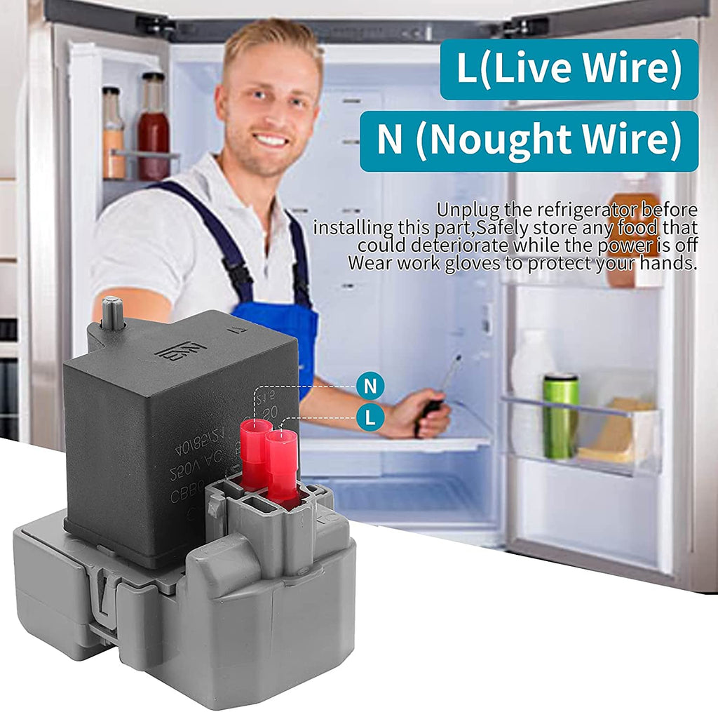 W10189190 TSD2 Start Relay & 2264017 Freezer Compressor Run Capacitor Compatible with Whirlpool Kenmore Electrolux