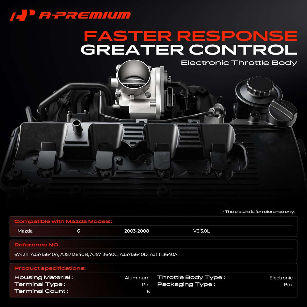 A-Premium Electronic Throttle Body Compatible with Mazda
