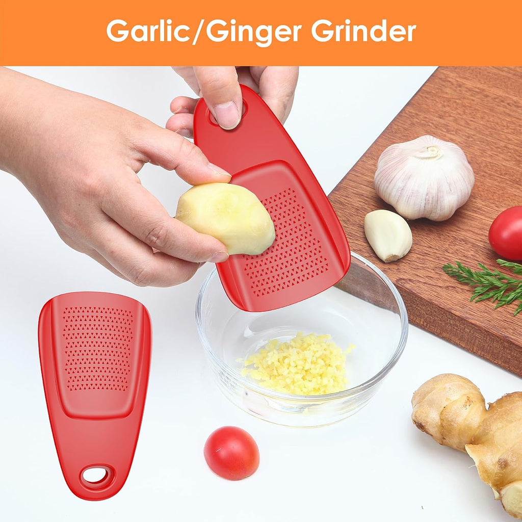 Kitchen Unique Gadgets Set 6 Pieces, Space Saving, Cheese Grater, Bottle Opener, Fruit Vegetable Peeler, Pizza