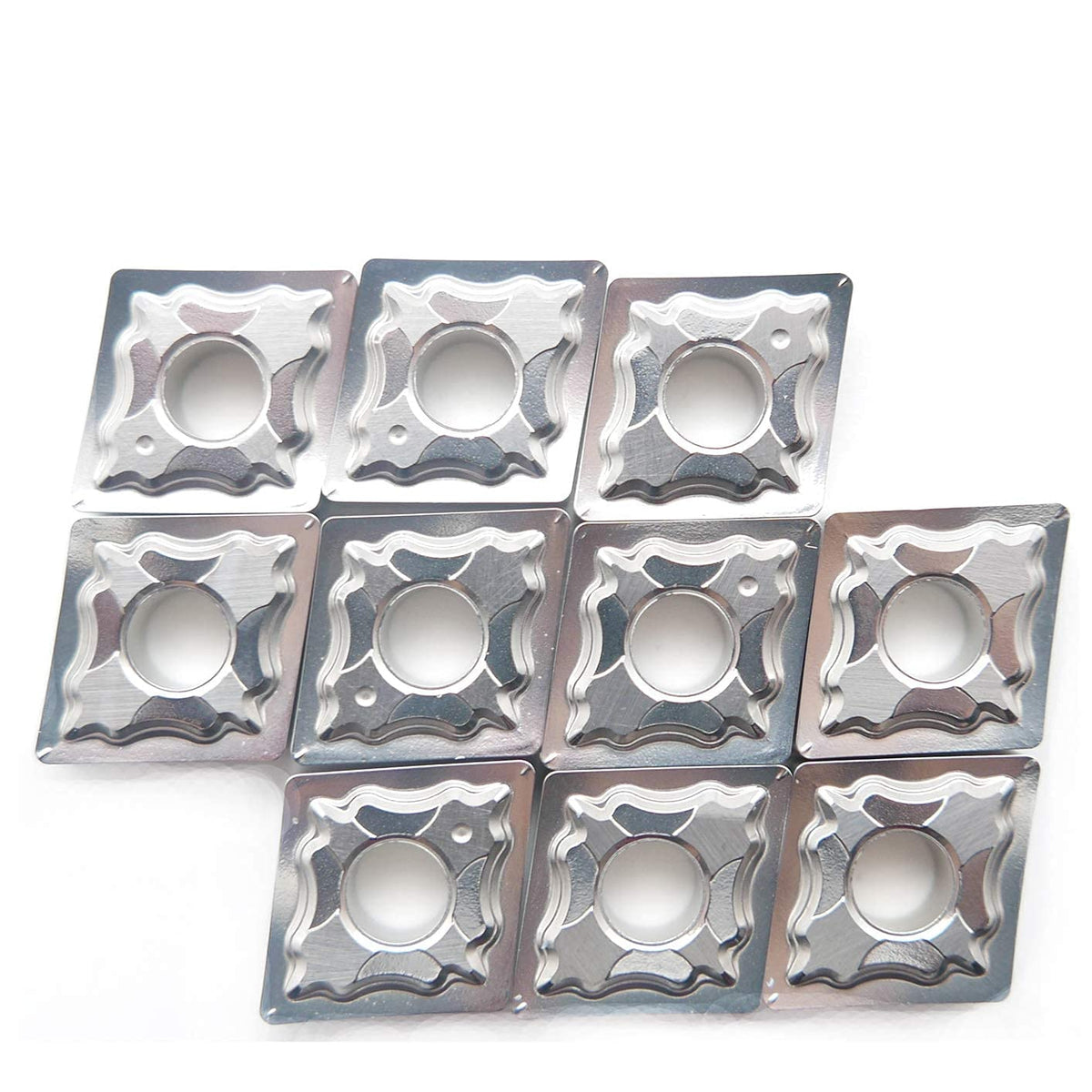 CNMG432 (CNMG120408) Indexable Carbide Inserts for Aluminium, 10pcs