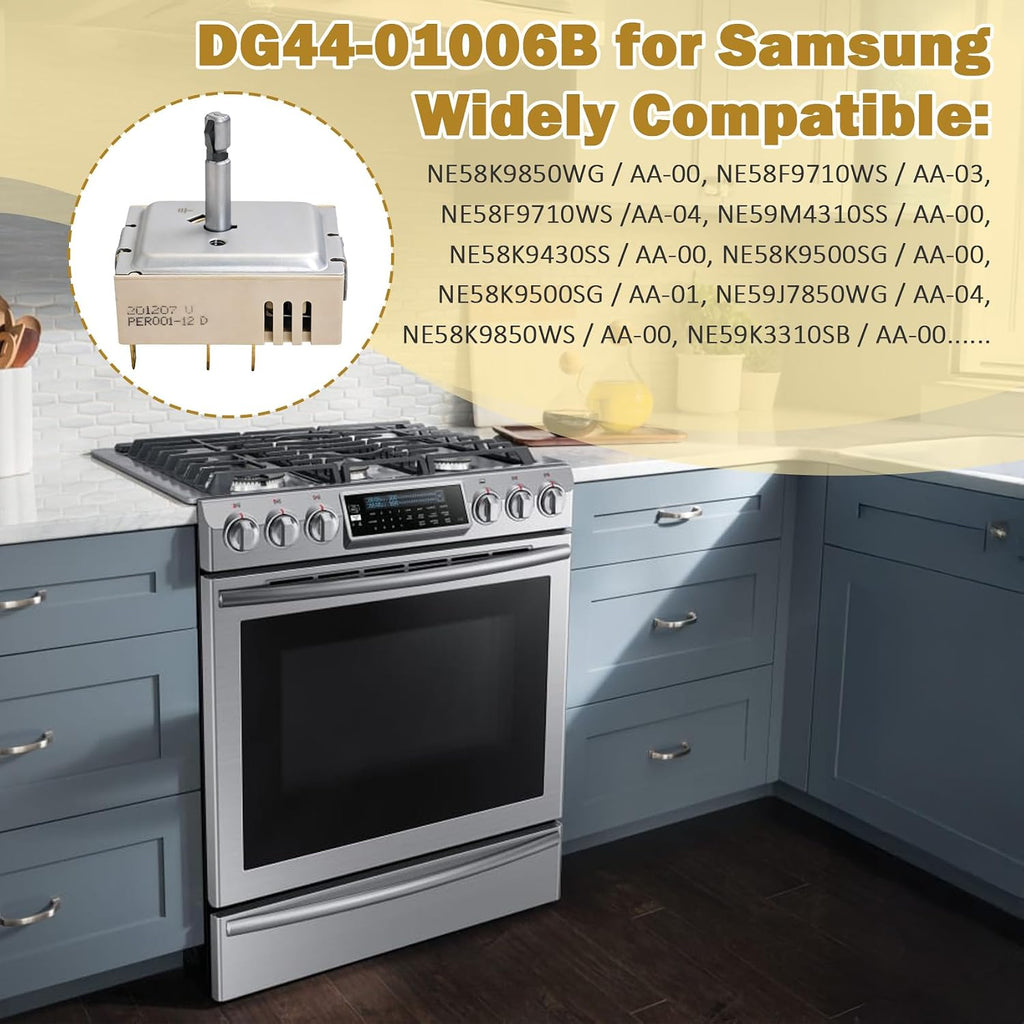 DG44-01006B PER001-12D Range Dual Surface Element Switch Fits for Samsung