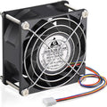 GDSTIME 80mm x 38mm Server Fan 12V PWM 4-Pin 8038 High Static Pressure