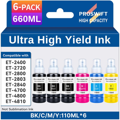 Replacement for Epson 522 Ink Refill Bottles High Capacity