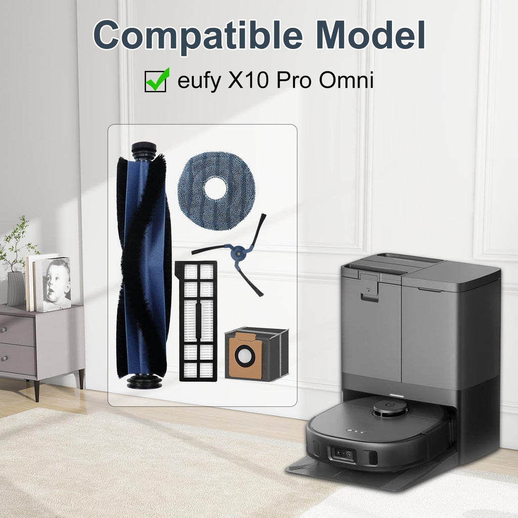 Asrhine 22 Pack Replacement Part for Eufy X10 Pro Omni Robot Vacuum